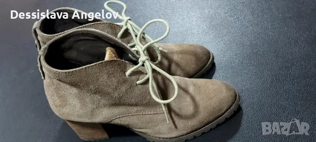 Дамски боти Calvin Klein от естествена кожа 39