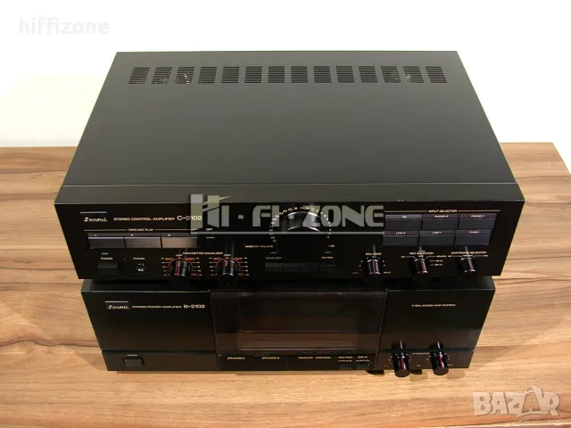  Sansui c-2102 / b-2102 Усилвател, снимка 2 - Ресийвъри, усилватели, смесителни пултове - 47997755