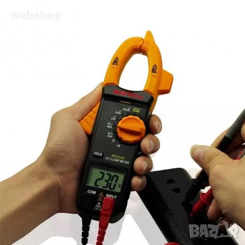 Амперклещи със зумер MASTECH MS2030 VAC/VDC | AAC | OHM, снимка 1