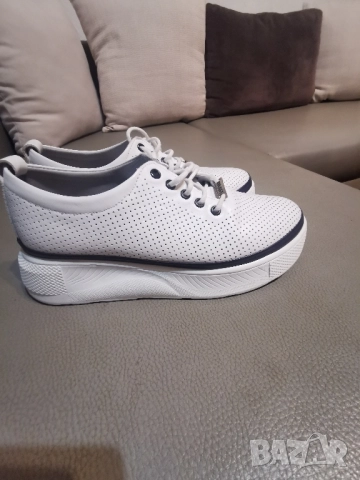 дамски кецове естествена кожа 38 номер , снимка 3 - Маратонки - 51573845