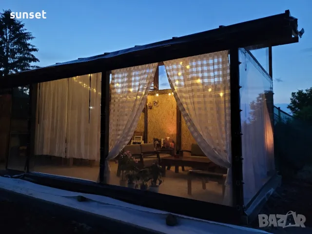 3 бр.пердета цвят ЕКРЮ- 140/ 245, снимка 1