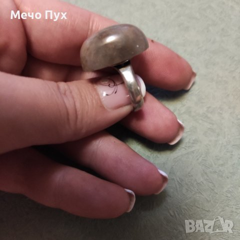 Сребърен пръстен (1), снимка 8 - Пръстени - 41472854