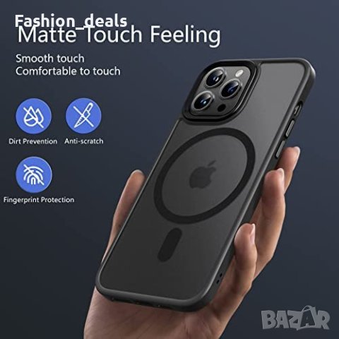 Нов Калъф Кейс Гръб за защита телефон iPhone 14 Pro Айфон Magnetic MagSafe, съвместим, снимка 4 - Калъфи, кейсове - 40364111
