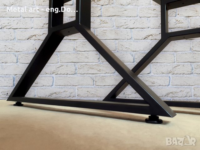 Метален крак -Панделка, снимка 4 - Маси - 39574423