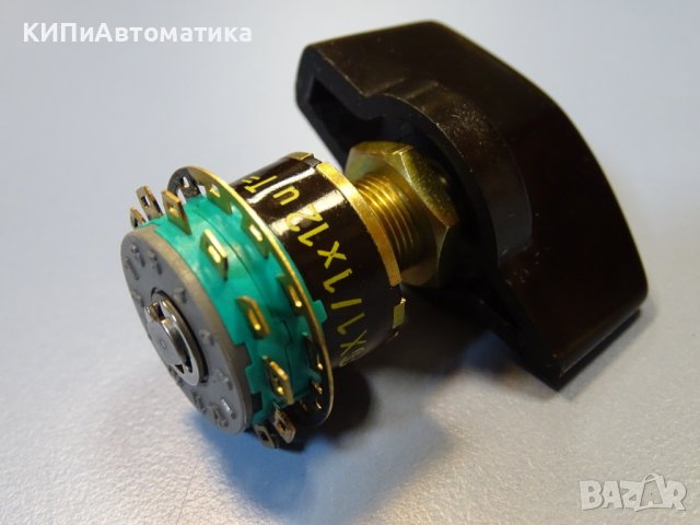 Галетен превключвател EBE 1/1x12 UT12AG rotary switch