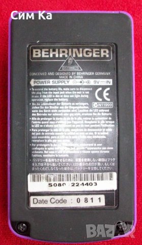 Beringer Bass Overdrive BOD 100, снимка 2 - Китари - 41771391