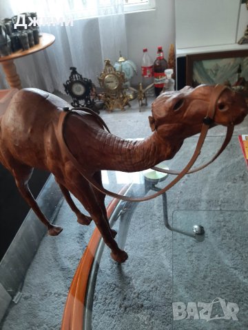 голяма камила от естествена кожа, снимка 4 - Антикварни и старинни предмети - 41098914