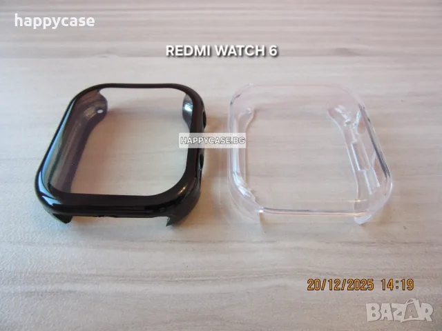 Xiaomi Redmi Watch 6 / 6 Active / 6 Lite / 360° Мек силиконов кейс с протектор за екран, снимка 11 - Смарт часовници - 56041510