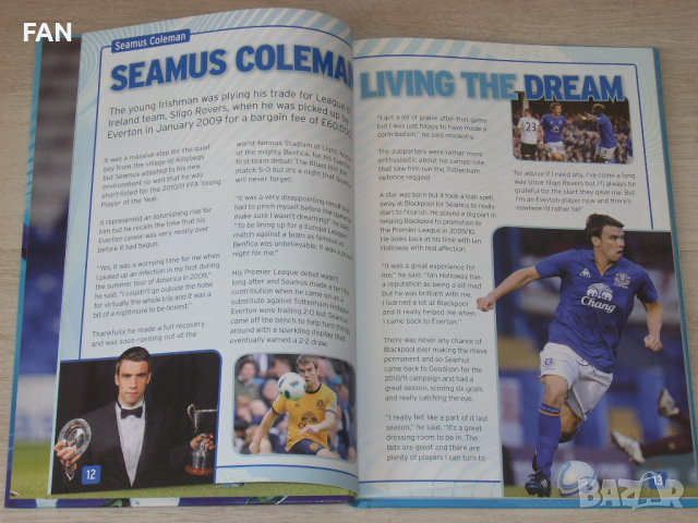 Официален годишник на ЕВЕРТЪН за 2012 г., снимка 6 - Фен артикули - 36236731