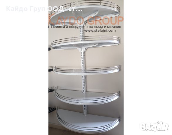 Овални рафтове и колони за окачване на стена или на каса, снимка 2 - Стелажи и щандове - 36947761