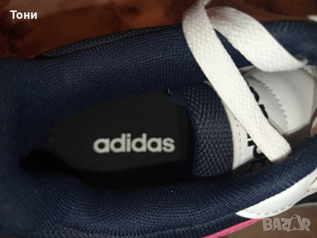 ADIDAS Оригинал Нови Дамски Кожени Маратонки 40, снимка 9 - Маратонки - 52860731