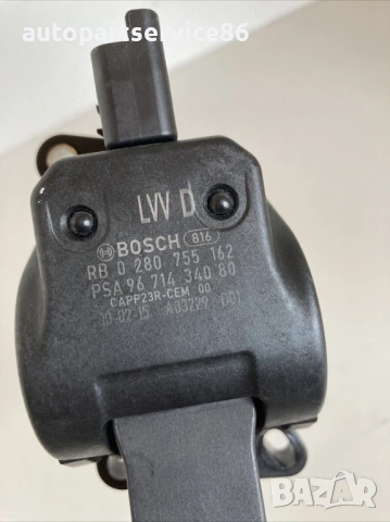 Педал на газта / дросел за Peugeot 308 2.0 HDi (2009) 9671434080, снимка 2 - Части - 53624371