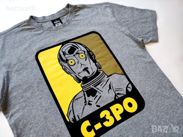 Addict x Star Wars C-3PO Short Sleeve Mens - M - оригинална мъжка тениска, снимка 6 - Тениски - 42091869