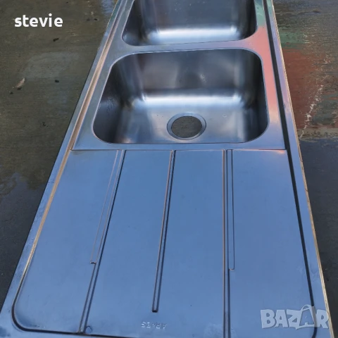 Мивка Алпака двойна 115 см., снимка 2 - Други стоки за дома - 50806896