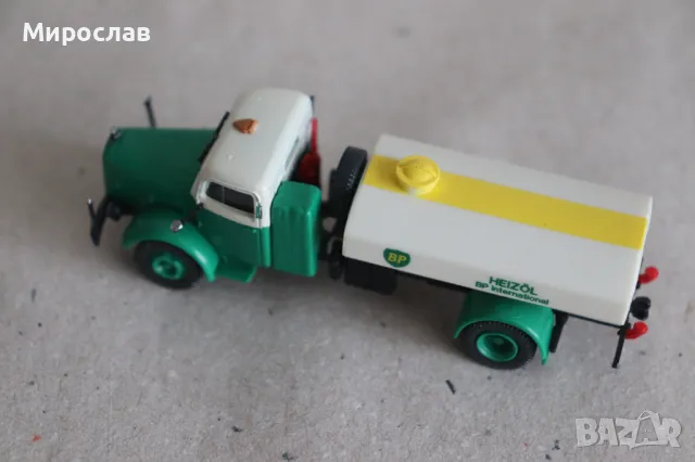 ROCO?? 1:87 H0 MERCRDES BENZ КАМИОН ЦИСТЕРНА МОДЕЛ КОЛИЧКА, снимка 6 - Колекции - 49651431