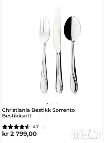 Маркови прибори Christiania Bestikk 18/10, снимка 13 - Прибори за хранене, готвене и сервиране - 41548776
