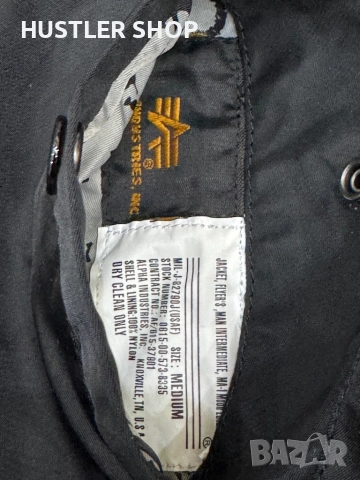 Мъжки двулицев бомбер ALPHA INDUSTRIES. Размер М, снимка 12 - Якета - 52816595