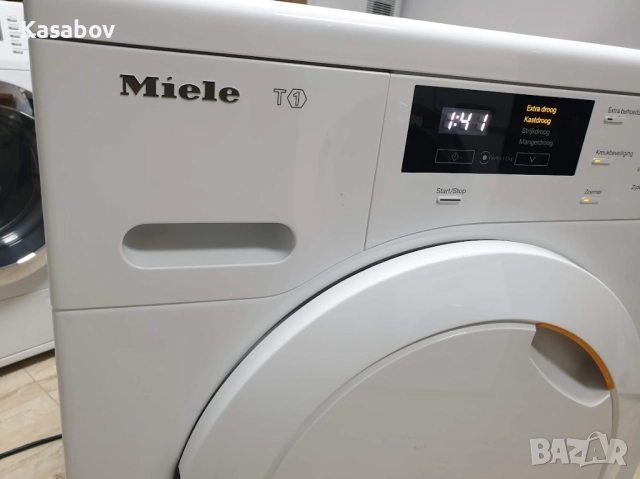 Сушилня Miele T1 - Термопомпа - Аларма - Подсветка -12м Гаранция Миеле, снимка 2 - Сушилни - 52814024