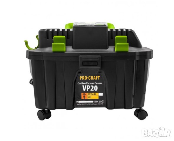 PROCRAFT VP20 Акумулаторна индустриална прахосмукачка, снимка 1