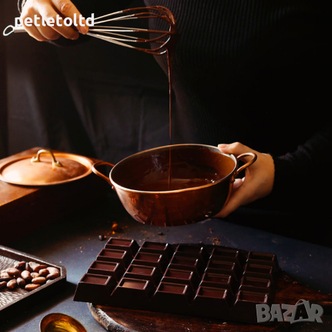 Черен шоколад със Стевия без захар БЛОК 900ГР. Какао 92% Какаови зърна от Еквадор, eритритол, стевия, снимка 2 - Обзавеждане на кухня - 44616474
