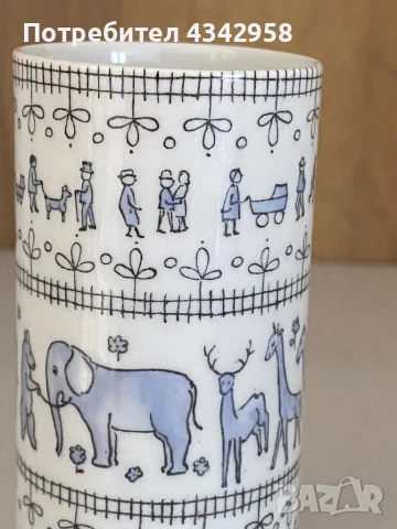 Wallendorf. Porcelain.1960-те. Мини ваза., снимка 5 - Антикварни и старинни предмети - 51367831