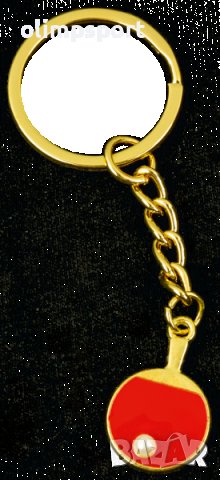 tibhar сувенир ключодържател златно/червен златно/черно, снимка 1 - Тенис - 41684584