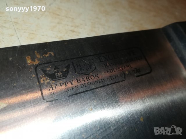HAPPY BARON-EXCLUSIVE-САТЪР ВНОС GERMANY 2302222032, снимка 3 - Ножове - 35895679