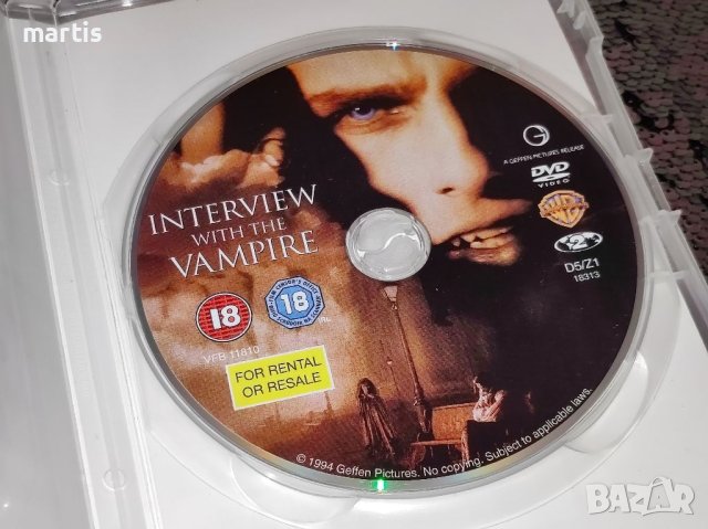 Интервю с Вампир ДВД/Бг.суб/, снимка 2 - DVD филми - 41102672