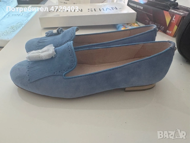 Дамски обувки тип мокасини 39 номер , снимка 2 - Дамски елегантни обувки - 53759111
