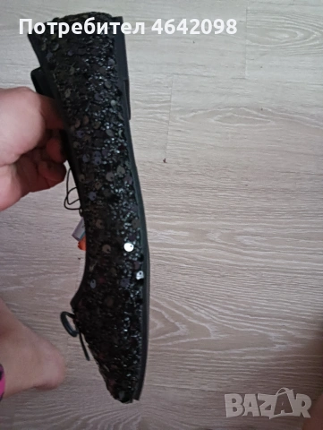 Нови обувки с пайети 39, снимка 5 - Дамски елегантни обувки - 53568378