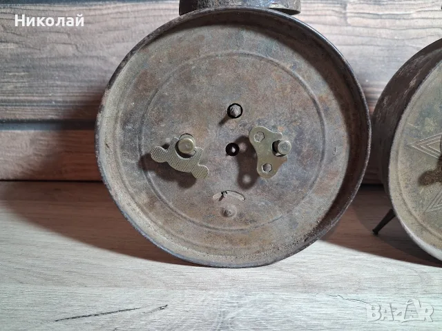 Лот Стари Будилници за части реставрация Юнгханс Густав Бекер, снимка 12 - Антикварни и старинни предмети - 56239670