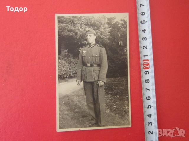 Стара снимка немски войник 3 Райх 24