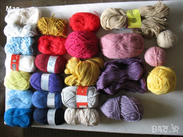 Различни видове прежда за ръчно плетиво, снимка 1 - Други - 34061081
