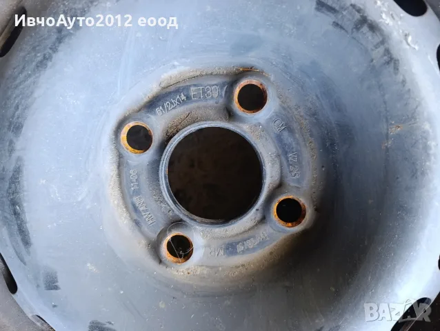 Джанти метални 14 opel Chevrolet daewoo, снимка 3 - Гуми и джанти - 56070087