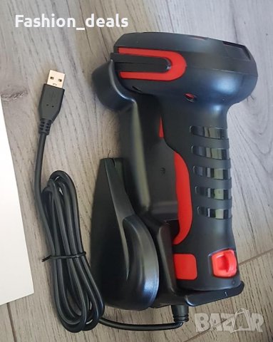 Нов индустриален баркод скенер с безжично зареждане стойка, Bluetooth & 1968 Feet Разстояние на пред, снимка 7 - Друга електроника - 41444778