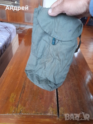 Стара брезентова торбичка #2, снимка 4 - Антикварни и старинни предмети - 52122828