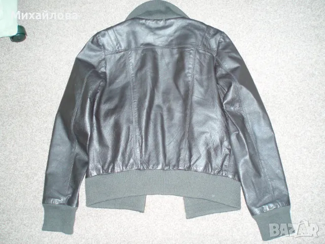 Страхотно кожено яке от естествена кожа ! Сега намалено!, снимка 3 - Якета - 49129498