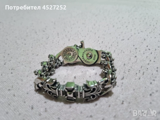 Chrome Hearts Luxury Bracelet – Масивна гривна (Gothic Art Design), снимка 2 - Гривни - 53321788