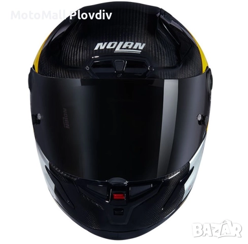 Каска Nolan X-804 RS Ultra Carbon Combo Gara 350 Black Gray Yellow - Гланц ECE 22.06, снимка 5 - Аксесоари и консумативи - 51889764