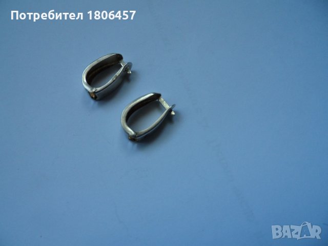 сребърни обеци В, снимка 6 - Обеци - 42061471