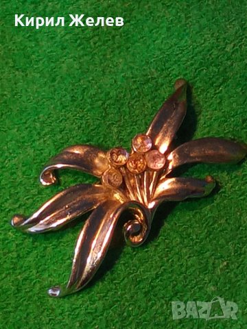 ПОСРЕБРЕНА ФЛОРАЛНА СКЪПОЦЕННА АРТ НУВО СТИЛ СТАРА БРОШКА - ЦВЕТЕ 26815, снимка 13 - Други - 34840638