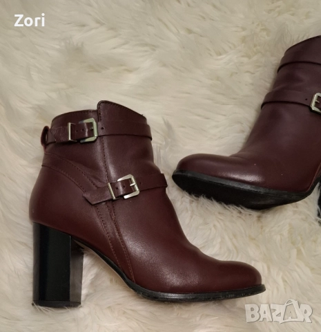 Боти от ЕСТЕСТВЕНА КОЖА, подходящи за широк крак, снимка 3 - Дамски боти - 52230837