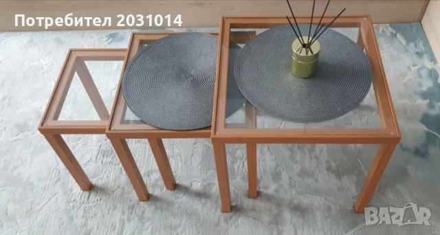 Масички за кафе влизащи една под друга , снимка 8 - Маси - 53746596