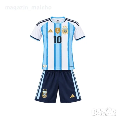 ДЕТСКИ ФУТБОЛЕН ЕКИП - ADIDAS ARGENTINA MESSI 10; размери: от 104 до 176 см.