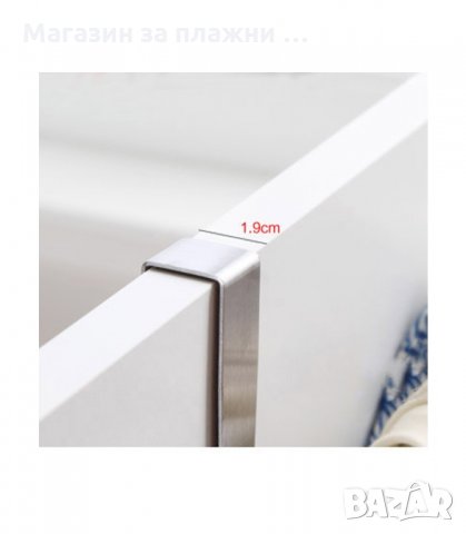 Закачалка за кърпи за кухненски шкаф органайзер поставка за вратичка - модел 1303, снимка 3 - Други стоки за дома - 34288632