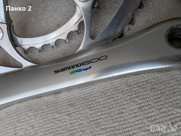 Ретро Шосейни Курбели Shimano 600 Tricolore, снимка 2 - Части за велосипеди - 52055003