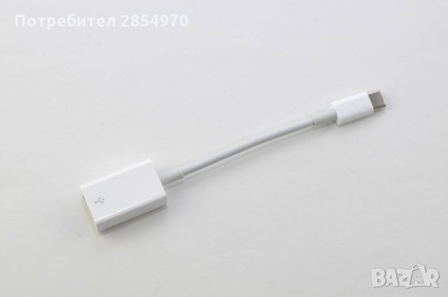 Apple USB TYPE C към USB Адаптер / Model - A1632, снимка 1 - Аксесоари за Apple - 34714595