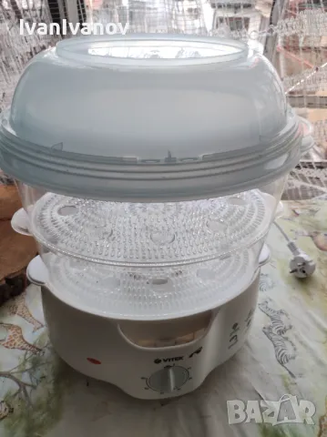 Пароварка Vitek, нова, надписи на английски и руски