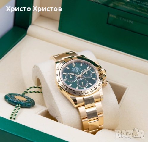 Луксозен мъжки часовник Rolex Daytona Cosmograph John Mayer 18 k Yellow Gold, снимка 5 - Мъжки - 41811031