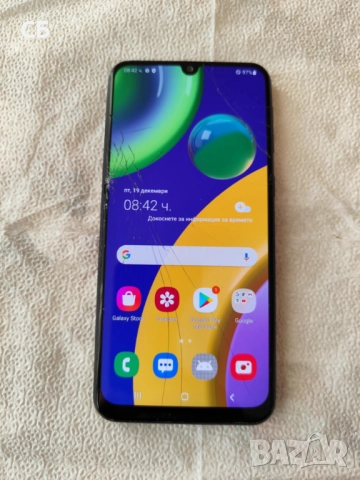 Работещ Samsung M21 със счупен дисплей, снимка 2 - Samsung - 52844783